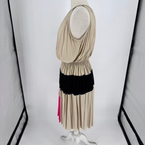 Tomas Maier Dress Size Medium Colorblock Elegant - Picture 4 of 8